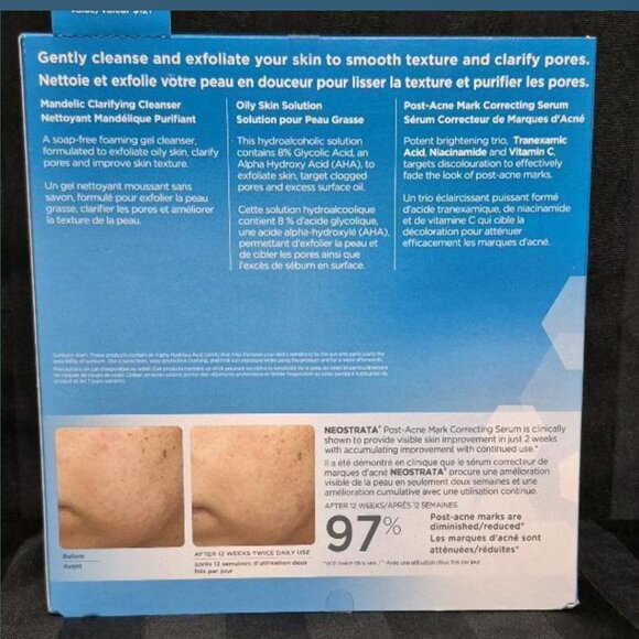 New Neostrata Clarify Acne-Prone Skin Kit - Post Acne Mark Correcting - Picture 3 of 4